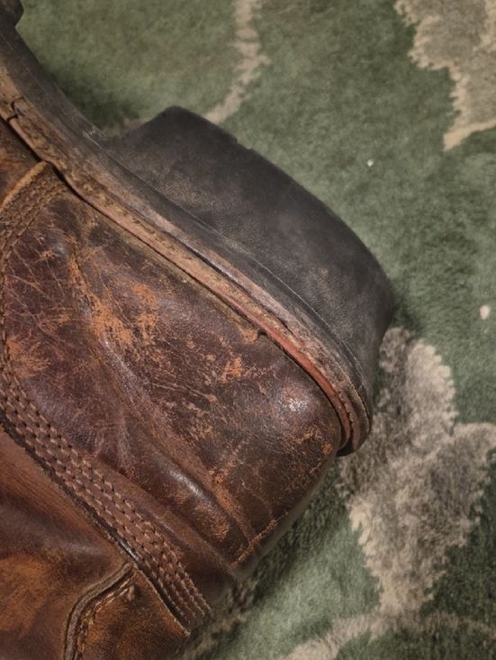 Red Wing Shoes Brown Leather Work Boot with Lug Sole main image 7